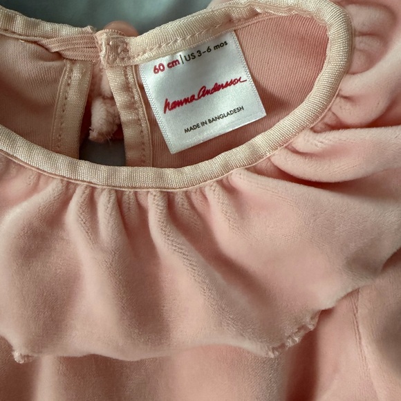 Pink Ruffled Kids One Piece - Picture 3 of 3